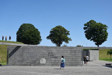 Kopenhag, Danimarka - 1 Ağustos 2024: Kopenhag 'da Danimarka Ulusal Anma Anıtı