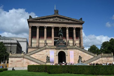 Berlin, Germany - August 3, 2024: The Alte Nationalgalerie (Old National Gallery) in the historic centre of Berlin. clipart