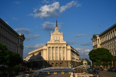 Sofya, Bulgaristan - 14 Haziran 2025: Bulgaristan Cumhuriyeti Ulusal Meclisi Sofya 'da..