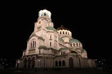 Sofya, Bulgaristan - 14 Haziran 2025: Aziz Alexander Nevsky Katedrali. 