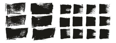 Düz Sünger Kalın Sanatçı Fırça Kısa Arkaplan & Düz Satırlar Yüksek Detay Özeti Vektör Arkaplan Karışımı 