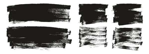 Плоский Пензлик Тонкий Довгий Короткий Фон Мікс Високої Деталізації Абстрактний — стоковий вектор