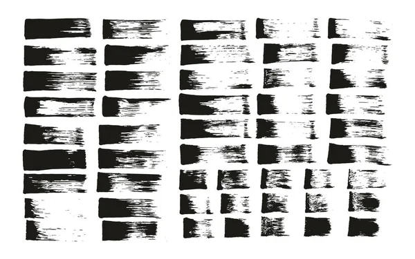 Επίπεδη Σφουγγάρι Λεπτό Πινέλο Καλλιτέχνη Ευθείες Γραμμές Μίγμα Υψηλής Λεπτομέρειας — Διανυσματικό Αρχείο