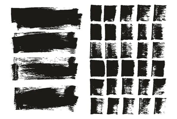 Flat Sponge Regulärer Künstler Pinsel Langer Hintergrund Gerade Linien Mix — Stockvektor