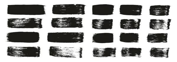 Peinture Plate Pinceau Épais Lignes Droites Mélange Haute Précision Abstrait — Image vectorielle