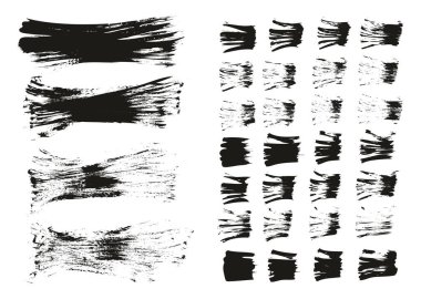 Flat Fan Brush Thin Long Background & Straight Lines Mix High Detail Abstract Vector Background Mix Set 