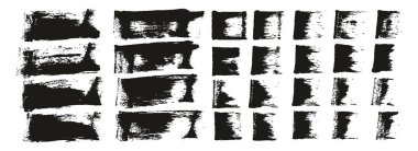 Flat Sponge Regular Artist Brush Short Background & Straight Lines Mix High Detail Abstract Vector Background MEGA Mix Set 