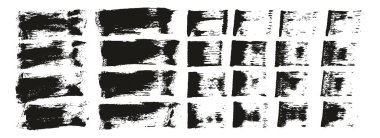 Flat Sponge Regular Artist Brush Short Background & Straight Lines Mix High Detail Abstract Vector Background MEGA Mix Set 