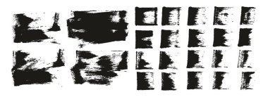 Flat Sponge Regular Artist Brush Short Background & Straight Lines Mix High Detail Abstract Vector Background MEGA Mix Set 