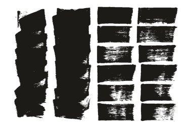 Flat Sponge Regular Artist Brush Short Background & Straight Lines Mix High Detail Abstract Vector Background MEGA Mix Set 