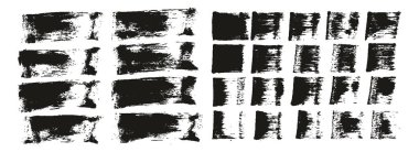 Flat Sponge Regular Artist Brush Short Background & Straight Lines Mix High Detail Abstract Vector Background MEGA Mix Set 