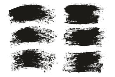 Round Brush Regular Long & Curved Background Mix Artist Brush High Detail Abstract Vector Background Mix Set 