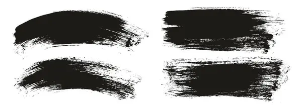 Στρογγυλό Πινέλο Τακτική Μακρύ Καμπυλωτό Φόντο Mix Καλλιτέχνης Πινέλο Υψηλής — Διανυσματικό Αρχείο