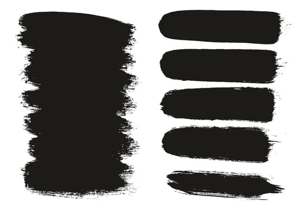 Brush Thick Long Background Straight Lines Mix Artist Brush High — 스톡 벡터
