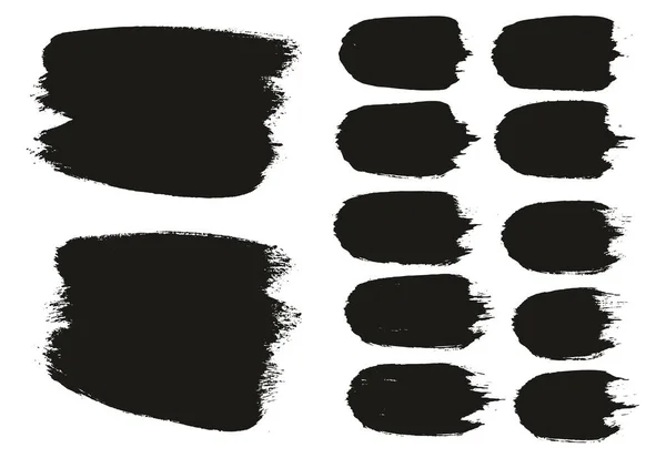 Στρογγυλό Πινέλο Παχύ Μεγάλο Φόντο Ευθείες Γραμμές Mix Καλλιτέχνης Πινέλο — Διανυσματικό Αρχείο