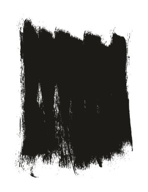 Round Sponge Thick Artist Brush Long Background High Detail Abstract Vector Background Set 