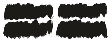 Yuvarlak Fırça Kalın Kalın Arkaplan Sanatçı Fırça Yüksek Detay Özet Vektör Arkaplanı 