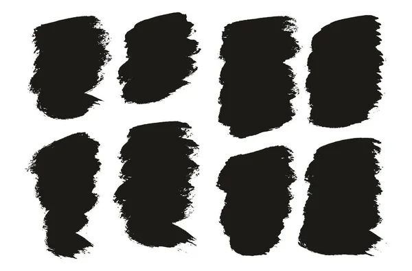Brush Thick Short Background Artist Brush High Detail Abstract Vector — 스톡 벡터