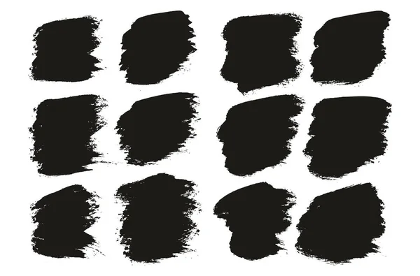 Brush Thick Short Background Artist Brush High Detail Abstract Vector — Stock Vector