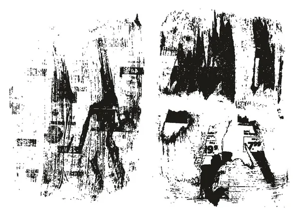 Ripped Torn Papír Pozadí Mix Grunge Punkový Styl Vysoký Detail — Stockový vektor