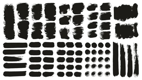 Στρογγυλό Σφουγγάρι Παχύ Πινέλο Καλλιτέχνη Σύντομο Φόντο Ευθείες Γραμμές Μίγμα — Διανυσματικό Αρχείο