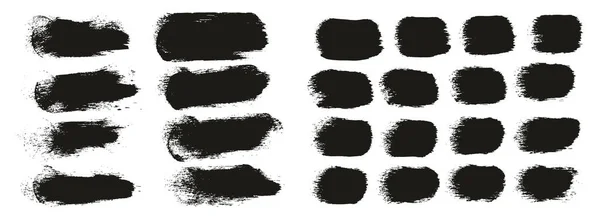 Στρογγυλό Σφουγγάρι Παχύ Πινέλο Καλλιτέχνη Σύντομο Φόντο Ευθείες Γραμμές Μείγμα — Διανυσματικό Αρχείο
