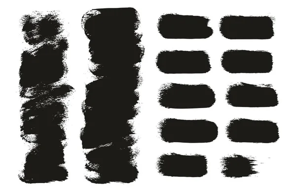 Sponge Thick Artist Pinsel Kurzer Hintergrund Gerade Linien Mix High — Stockvektor