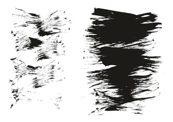 Плоский Вентилятор Кисть Тонкий Короткий Фон Высокая Детализация Абстрактный Векторный — стоковый вектор