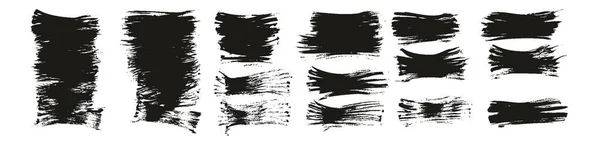 フラットファンブラシ薄型ショート背景高詳細抽象ベクトル背景メガセット — ストックベクタ