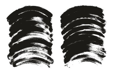 Yuvarlak Sünger İnce Sanatçı Fırça Eğrili Arka plan Yüksek Detay Özet Vektör Arkaplanı Ayarları 