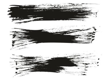 Düz Pervane Fırçası İnce Arkaplan Yüksek Detay Soyut Vektör Arkaplanı Ayarlandı 