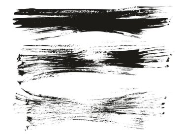 Düz Pervane Fırçası İnce Arkaplan Yüksek Detay Soyut Vektör Arkaplanı Ayarlandı 