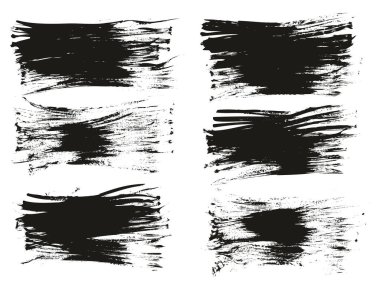 Düz Pervane Fırçası İnce Arkaplan Yüksek Detay Soyut Vektör Arkaplanı Ayarlandı 