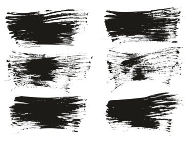 Düz Pervane Fırçası İnce Arkaplan Yüksek Detay Soyut Vektör Arkaplanı Ayarlandı 