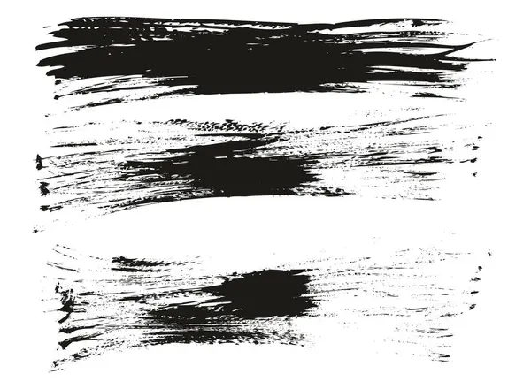 Flache Fächerbürste Dünn Langer Hintergrund Hochdetailliert Abstrakt Vektor Hintergrund Set — Stockvektor