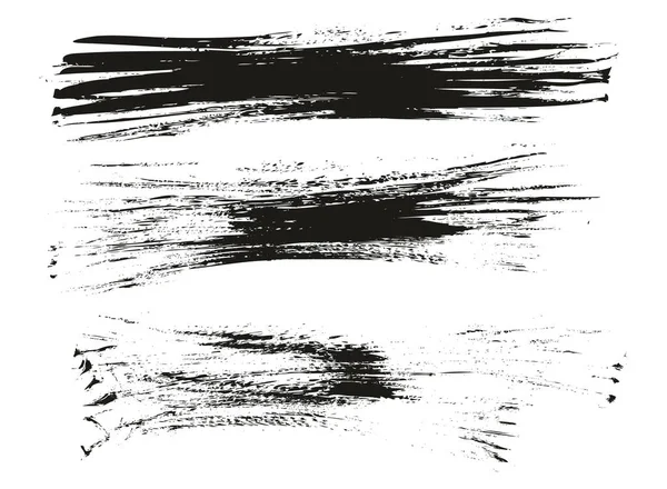 Brosse Ventilateur Plat Fond Long Mince Ensemble Fond Vectoriel Abstrait — Image vectorielle