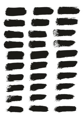 Yuvarlak Sünger İnce Sanatçı Fırça Düz Çizgiler Yüksek Detay Özet Vektör Arkaplanı 