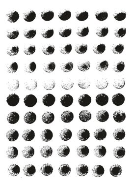 Yuvarlak Sünger İnce Sanatçı Fırça Düz Çizgiler Yüksek Detay Özet Vektör Arkaplanı 