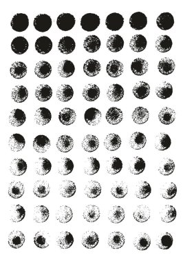 Yuvarlak Sünger İnce Sanatçı Fırça Düz Çizgiler Yüksek Detay Özet Vektör Arkaplanı 