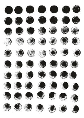 Yuvarlak Sünger İnce Sanatçı Fırça Düz Çizgiler Yüksek Detay Özet Vektör Arkaplanı 