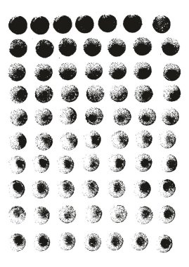 Yuvarlak Sünger İnce Sanatçı Fırça Düz Çizgiler Yüksek Detay Özet Vektör Arkaplanı 