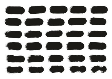 Yuvarlak Sünger İnce Sanatçı Fırça Düz Çizgiler Yüksek Detay Özet Vektör Arkaplanı 