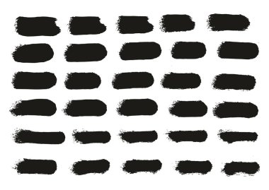 Yuvarlak Sünger İnce Sanatçı Fırça Düz Çizgiler Yüksek Detay Özet Vektör Arkaplanı 