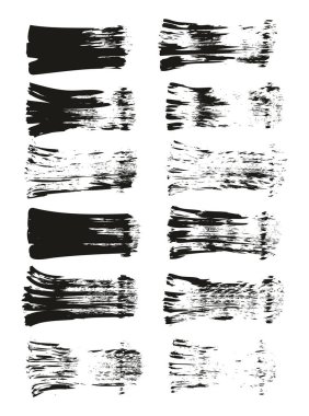 Düz Fan Fırçası Düzenli Satırlar Yüksek Detay Özet Vektör Arkaplanı MEGA Ayarları 