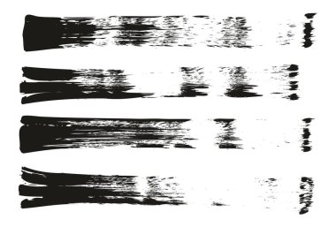 Düz Fan Fırçası Düzenli Satırlar Yüksek Detay Özet Vektör Arkaplanı MEGA Ayarları 