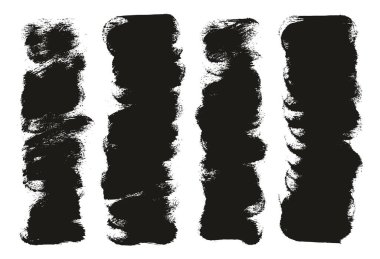 Yuvarlak Sünger Kalın Sanatçı Fırça Kısa Arkaplan Yüksek Detay Özet Vektör Arkaplanı 