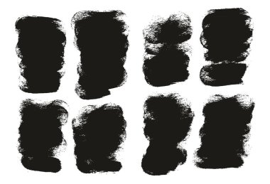 Yuvarlak Sünger Kalın Sanatçı Fırça Kısa Arkaplan Yüksek Detay Özet Vektör Arkaplanı 