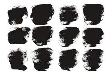 Yuvarlak Sünger Kalın Sanatçı Fırça Kısa Arkaplan Yüksek Detay Özet Vektör Arkaplanı 