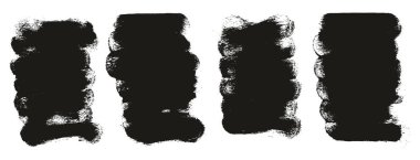 Yuvarlak Sünger Kalın Sanatçı Fırça Kısa Arkaplan Yüksek Detay Özet Vektör Arkaplanı 