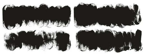Sponge Thick Artist Brush Short Background High Detail Abstract Vector — Stock Vector
